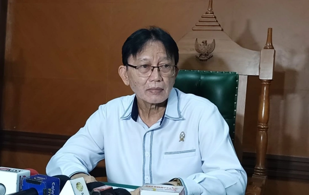 Abid, jubir Pengadilan Agama Jakarta Selatan berbicara soal sidang perdana perceraian Raisa dan Hamish Daud [FTNews/Raka]